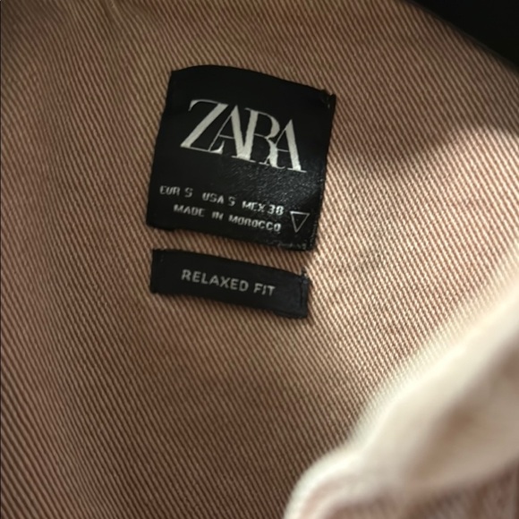 Zara Men’s Blush Red Casual Jacket - Picture 3 of 5